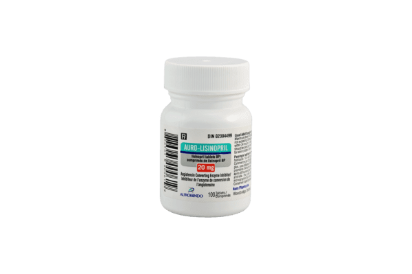 Lisinopril (Zestril) 20mg